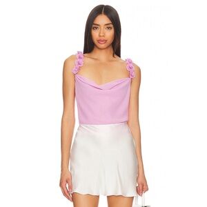 NWT Majorelle Brittan Top in Bubblegum Pink Hot Pink Barbie Flower Floral Cami